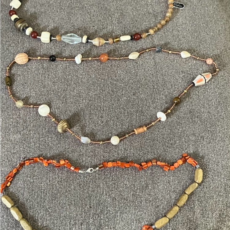 Carol Dauplaise Signed Multi-Strand Beaded Necklaces 5 Accepting Offers 52$